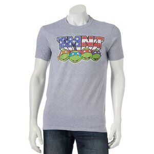 New! Teenage Mutant Ninja Turtles American Flag T-Shirt